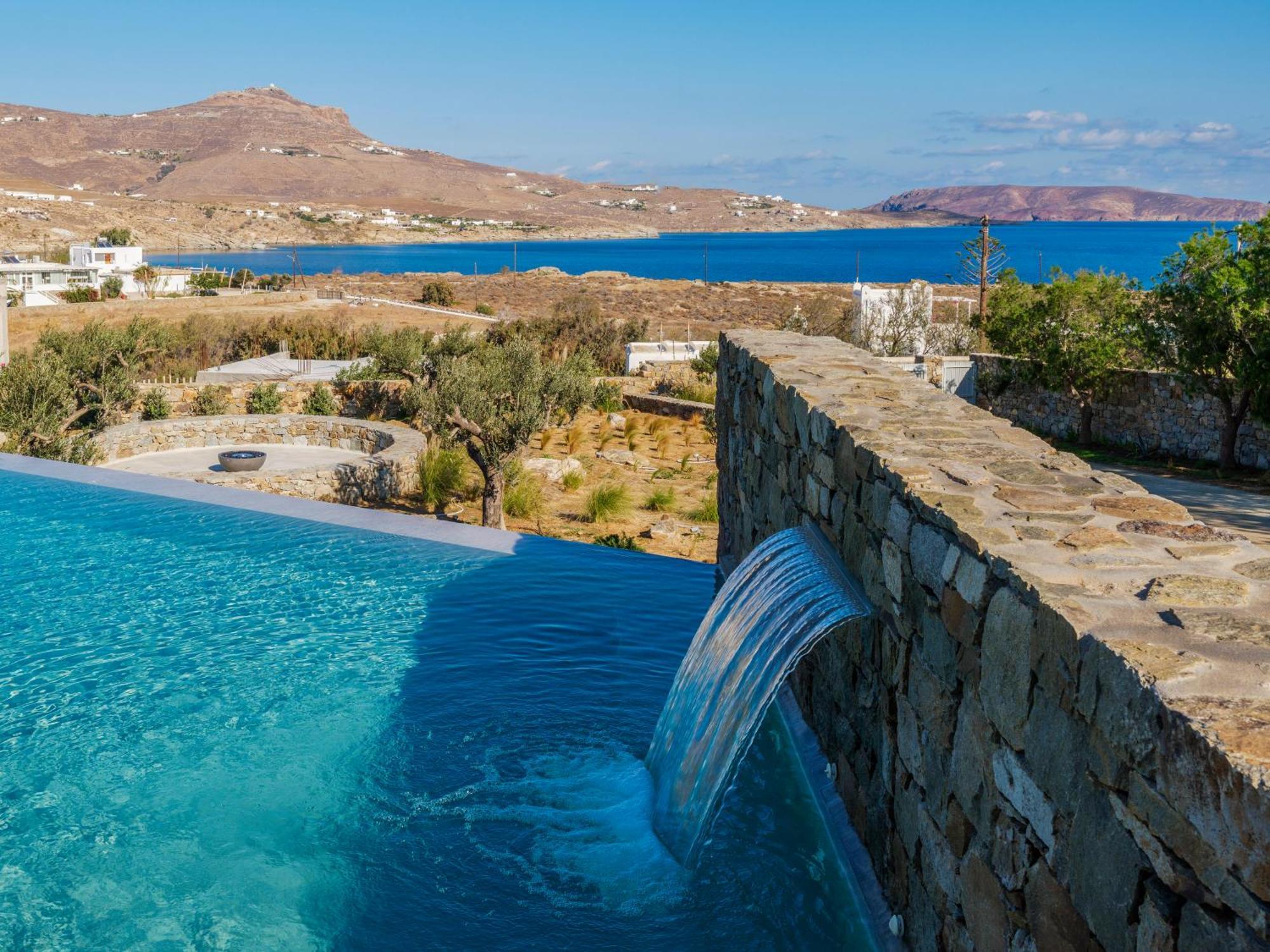 Blue Eye Grand Villa Mykonos Kalafatis Exterior foto