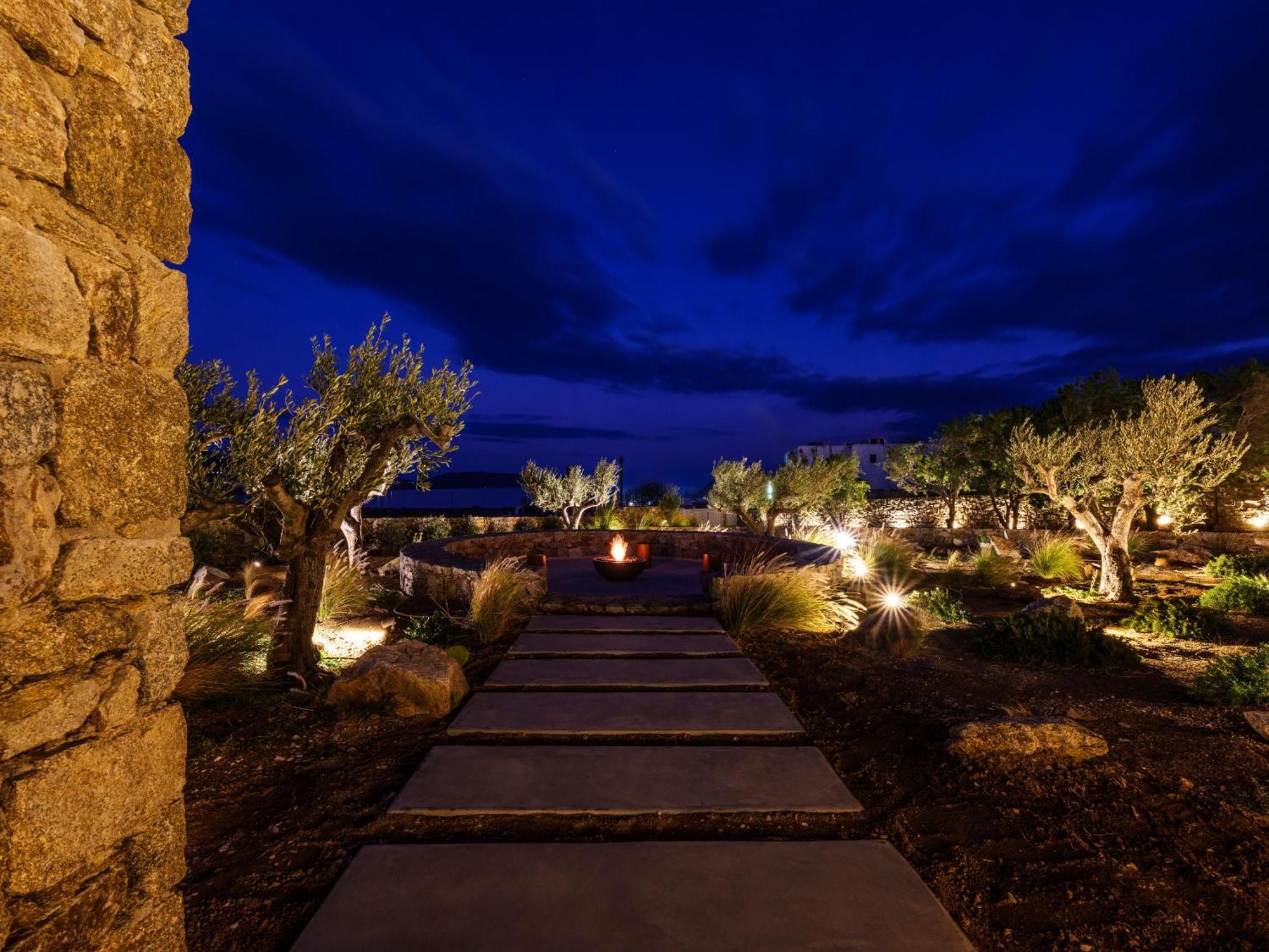Blue Eye Grand Villa Mykonos Kalafatis Exterior foto